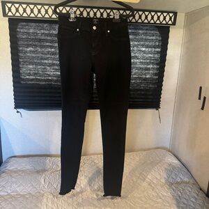 JUST BLACK Drake Scissor Hem Skinny Jeans, Size 27 (Size 4)